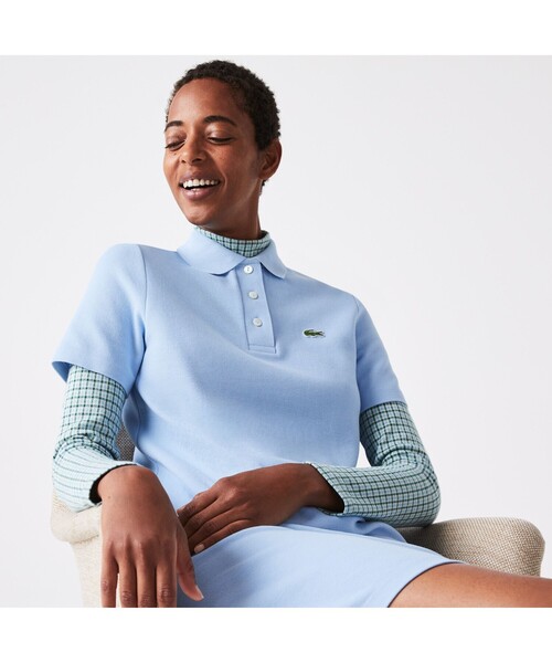 LACOSTE（ラコステ）の「オーガニックコットンピケポロドレス（シャツ