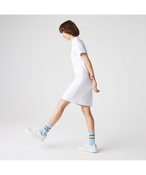 LACOSTE（ラコステ）の「オーガニックコットンピケポロドレス（シャツ