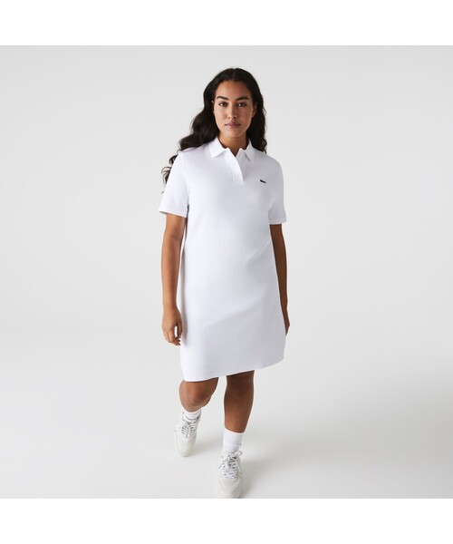 LACOSTE（ラコステ）の「オーガニックコットンピケポロドレス（シャツ