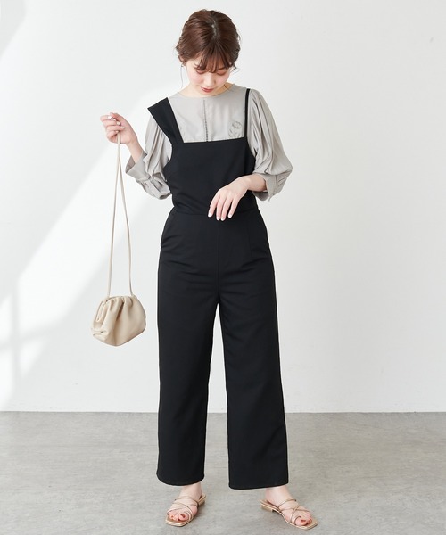 natural couture(ナチュラルクチュール)の「刺繍パフブラウス(シャツ/ブラウス・レディース・サックスブルー/アイボリー/ライトベージュ・FREE)」の13枚目の写真