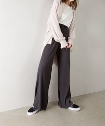 SpRay | スリット入プリーツワイドパンツ(その他パンツ)