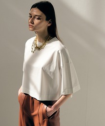 city（シティ）の「【CITY】スビンコットンショートハーフTEE（Tシャツ/カットソー）」