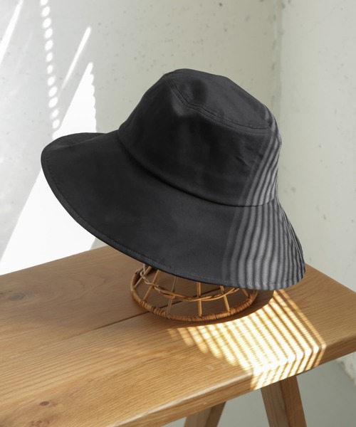 URBAN RESEARCH DOORS(アーバンリサーチドアーズ)の「コットンツイルハット(ハット・レディース・ブラック/ダークブラウン/ホワイト系その他・ONE)」の2枚目の写真