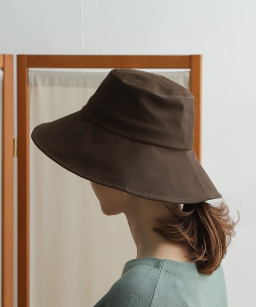 URBAN RESEARCH DOORS(アーバンリサーチドアーズ)の「コットンツイルハット(ハット・レディース・ブラック/ダークブラウン/ホワイト系その他・ONE)」の6枚目の写真