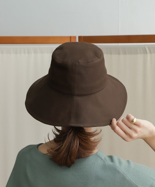 URBAN RESEARCH DOORS(アーバンリサーチドアーズ)の「コットンツイルハット(ハット・レディース・ブラック/ダークブラウン/ホワイト系その他・ONE)」の13枚目の写真