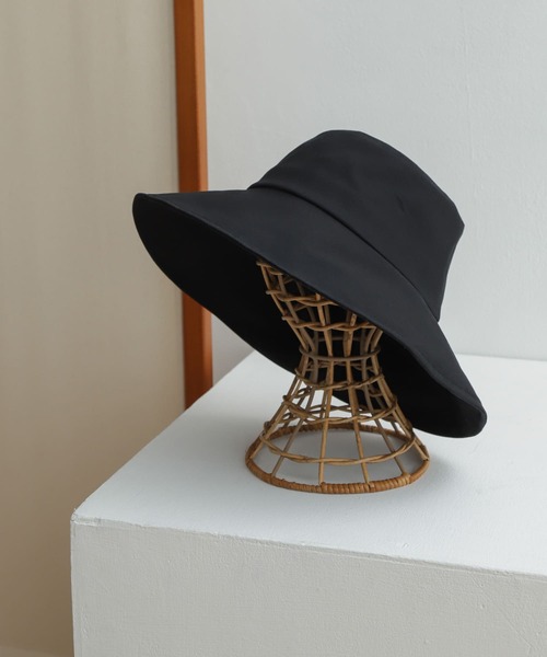 URBAN RESEARCH DOORS(アーバンリサーチドアーズ)の「コットンツイルハット(ハット・レディース・ブラック/ダークブラウン/ホワイト系その他・ONE)」の4枚目の写真