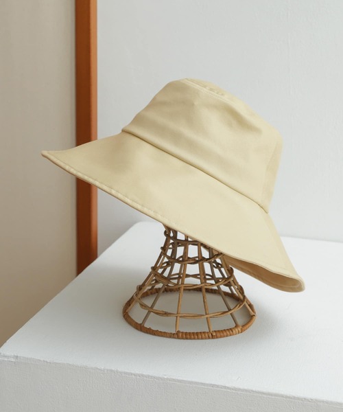 URBAN RESEARCH DOORS(アーバンリサーチドアーズ)の「コットンツイルハット(ハット・レディース・ブラック/ダークブラウン/ホワイト系その他・ONE)」の15枚目の写真