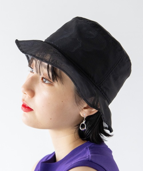 PAGEBOY(ページボーイ)の「シアーバケハ(ハット・レディース・ブラック・ONE SIZE)」の1枚目の写真
