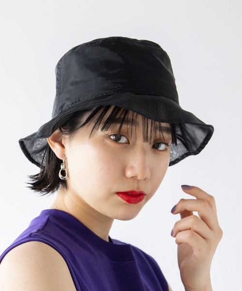 PAGEBOY(ページボーイ)の「シアーバケハ(ハット・レディース・ブラック・ONE SIZE)」の11枚目の写真
