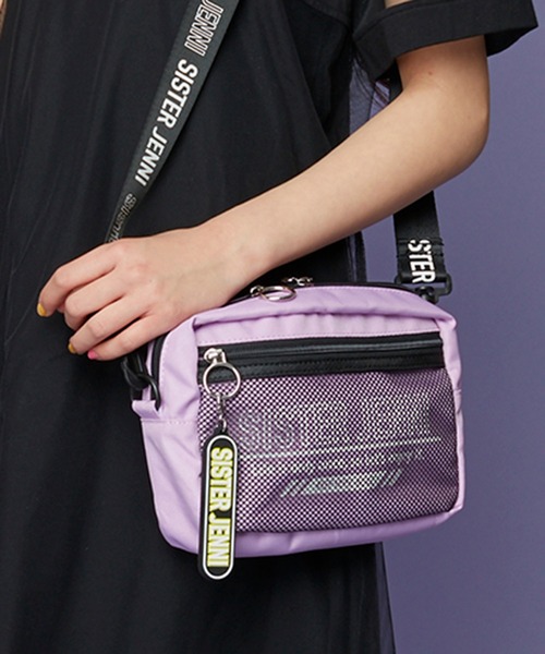 SISTER JENNI（SISTER JENNI）の「2wayボディバッグ（ボディバッグ/ウエストポーチ・キッズ・オフホワイト/ラベンダー/ブラック・F）」の3枚目の写真