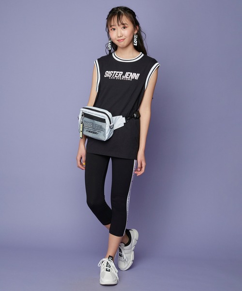 SISTER JENNI（SISTER JENNI）の「2wayボディバッグ（ボディバッグ/ウエストポーチ・キッズ・オフホワイト/ラベンダー/ブラック・F）」の4枚目の写真