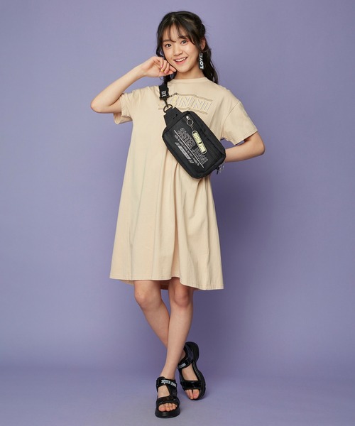 SISTER JENNI（SISTER JENNI）の「2wayボディバッグ（ボディバッグ/ウエストポーチ・キッズ・オフホワイト/ラベンダー/ブラック・F）」の5枚目の写真