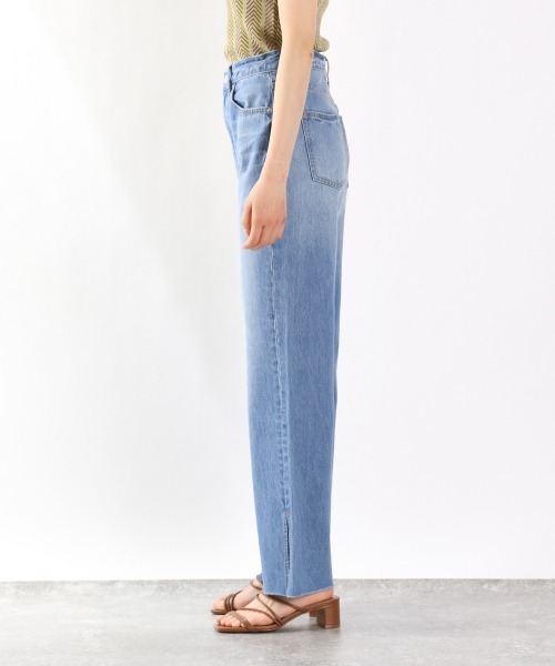 LOWRYS FARM(ローリーズファーム)の「CONE/ストレートパンツ 948666(デニムパンツ・レディース・ブルー/ライトブルー・SMALL/MEDIUM/LARGE)」の5枚目の写真