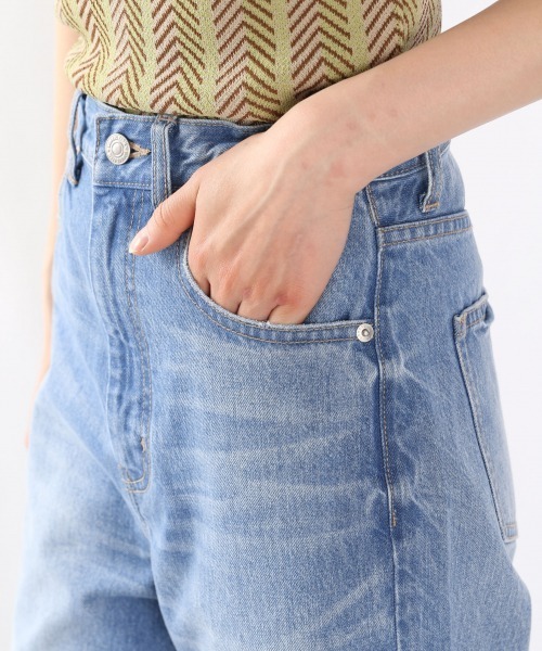 LOWRYS FARM(ローリーズファーム)の「CONE/ストレートパンツ 948666(デニムパンツ・レディース・ブルー/ライトブルー・SMALL/MEDIUM/LARGE)」の8枚目の写真