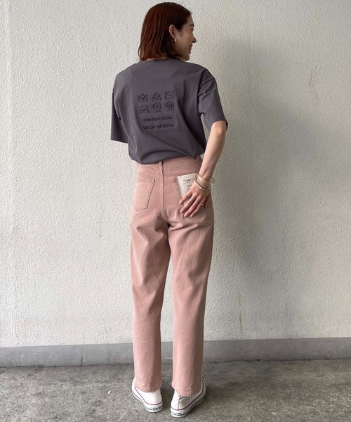 Doux archives（ドゥアルシーヴ）の「エンボスＴシャツ（Tシャツ/カットソー・レディース・チャコールグレー/オフホワイト/カーキ・FREE）」の10枚目の写真