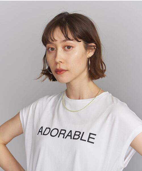 BEAUTY&YOUTH UNITED ARROWS（ビューティーアンドユースユナイテッドアローズ）の「BY ガラスビーズ ショートネックレス ◆（ネックレス・レディース・ライトブルー/ライム・FREE）」の6枚目の写真