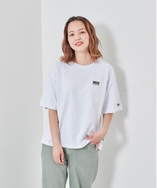 DISCUS(ディスカス)の「【DISCUS】ディスカス USAコットンプリントTee(Tシャツ/カットソー・レディース・イエロー/グリーン/ブラック/ホワイト系1/ラベンダー/ホワイト・M)」の17枚目の写真
