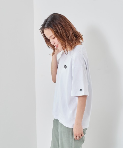 DISCUS(ディスカス)の「【DISCUS】ディスカス USAコットンプリントTee(Tシャツ/カットソー・レディース・イエロー/グリーン/ブラック/ホワイト系1/ラベンダー/ホワイト・M)」の12枚目の写真