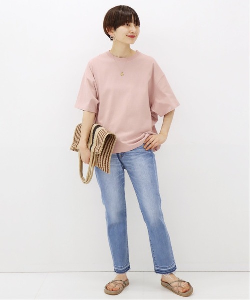 JOURNAL STANDARD（ジャーナルスタンダード）の「■■タックスウェットTシャツ◆3（Tシャツ/カットソー・レディース・ホワイト/ブラック/ピンク/ホワイト×ホワイト・FREE）」の8枚目の写真