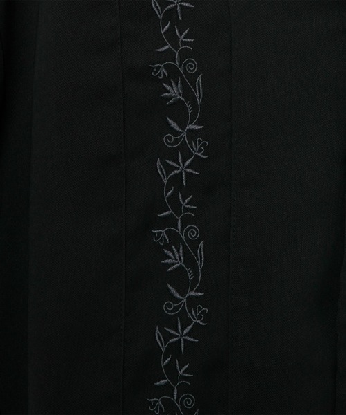 kutir（クティール）の「刺繍シャツ（シャツ/ブラウス・メンズ・ブラック/オレンジ/ライトブルー・LARGE/MEDIUM）」の10枚目の写真