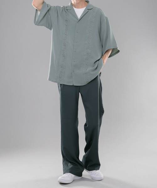 kutir（クティール）の「刺繍シャツ（シャツ/ブラウス・メンズ・ブラック/オレンジ/ライトブルー・LARGE/MEDIUM）」の11枚目の写真