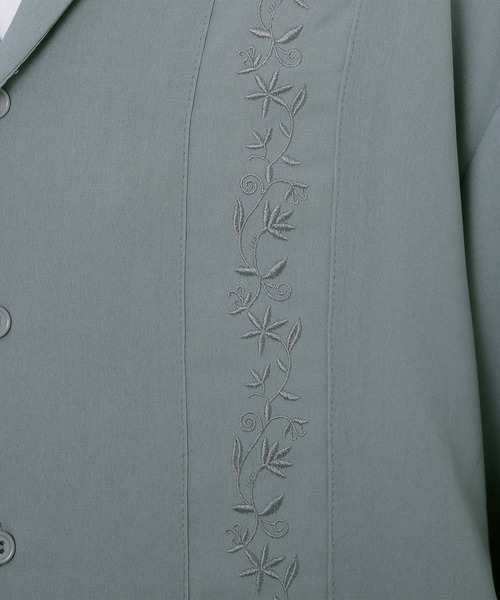 kutir（クティール）の「刺繍シャツ（シャツ/ブラウス・メンズ・ブラック/オレンジ/ライトブルー・LARGE/MEDIUM）」の17枚目の写真