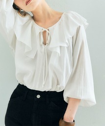 titivate | ﾌﾘﾙｶﾗｰ長袖ﾌﾞﾗｳｽ(シャツ/ブラウス)