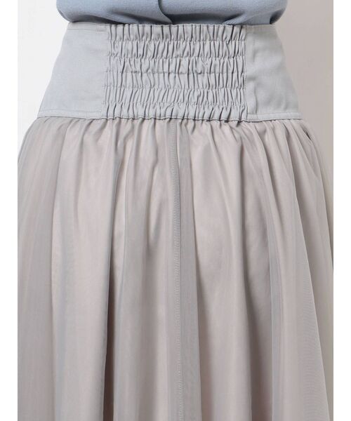 dazzlin（ダズリン）の「ツイルコルセットチュールスカート（スカート・レディース・ベージュ/グレー/モカ・SMALL/MEDIUM）」の9枚目の写真