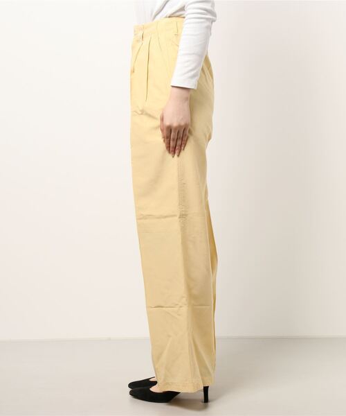 AURALEE（オーラリー）の「【AURALEE】SILK COTTON WIDE PANTS（その他パンツ・レディース・イエロー・0）」の3枚目の写真