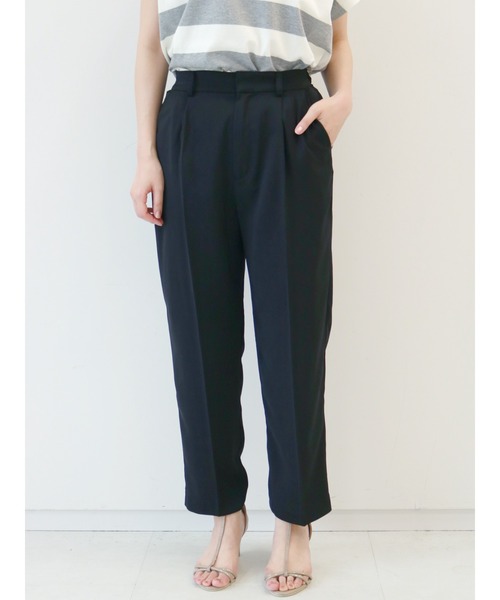 Te chichi（テチチ）の「ソフトテーパードパンツ（その他パンツ・レディース・オレンジ/ブラック/カーキ・SMALL/MEDIUM）」の2枚目の写真