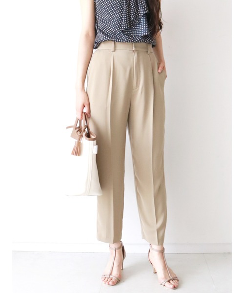 Te chichi（テチチ）の「ソフトテーパードパンツ（その他パンツ・レディース・オレンジ/ブラック/カーキ・SMALL/MEDIUM）」の7枚目の写真