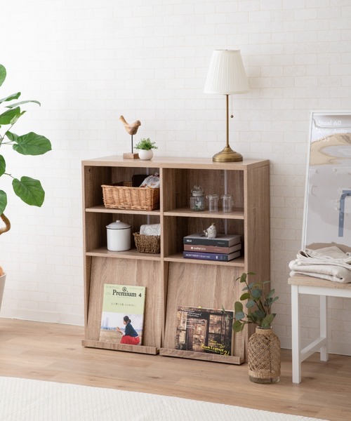 東京家具（トウキョウカグ）の「コンセントまわりをキレイにする収納ラック 2ドア（収納グッズ・レディース・ブラウン系その他/ベージュ系その他・FREE）」の6枚目の写真