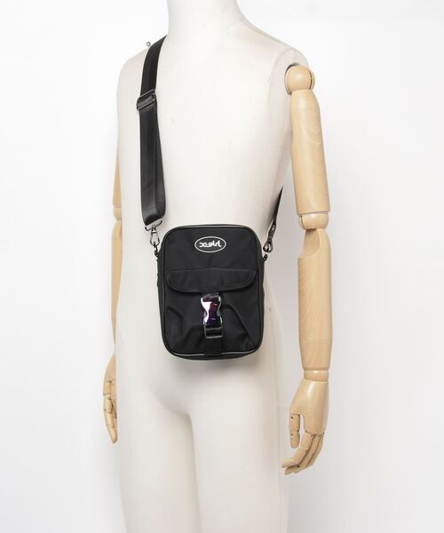 X-girl（エックスガール）の「OVAL LOGO SHOULDER BAG（ショルダーバッグ・レディース・ベージュ/ホワイト/ブラック・ONE SIZE）」の20枚目の写真