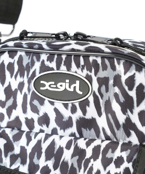 X-girl（エックスガール）の「OVAL LOGO SHOULDER BAG（ショルダーバッグ・レディース・ベージュ/ホワイト/ブラック・ONE SIZE）」の8枚目の写真