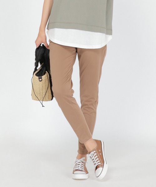 ikka（イッカ）の「yogaretch スキニーパンツ（その他パンツ・レディース・チャコールグレー/ブラック/オフホワイト/キャメル・S/M/L）」の4枚目の写真