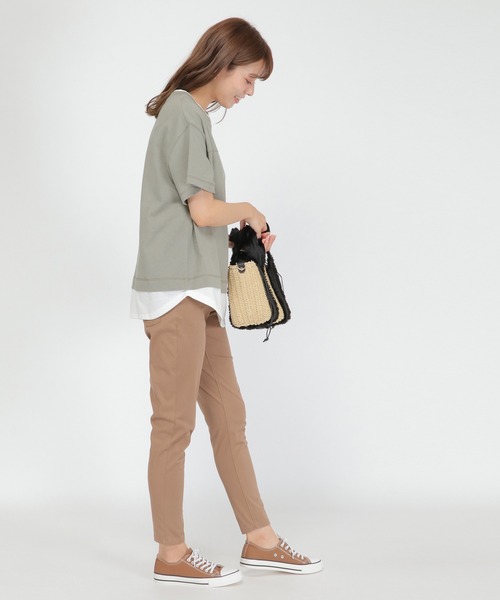 ikka（イッカ）の「yogaretch スキニーパンツ（その他パンツ・レディース・チャコールグレー/ブラック/オフホワイト/キャメル・S/M/L）」の18枚目の写真