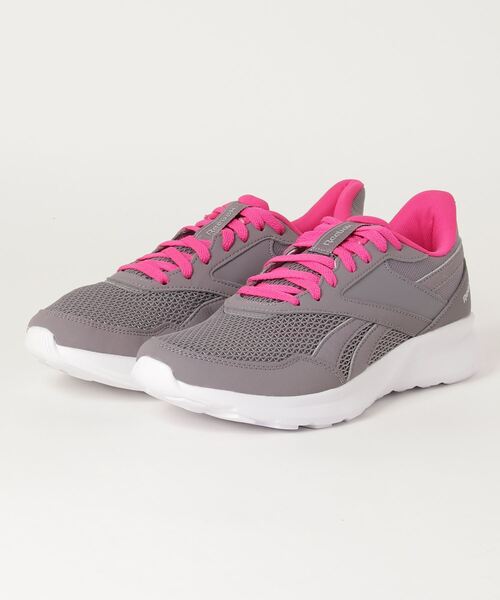Reebok(リーボック)の「 クイック モーション 2.0 / Quick Motion 2.0(スニーカー・レディース・グレー×ピンク/ブラック×ブルー・23.0cm/23.5cm/24.0cm/24.5cm/25.0cm/25.5cm/26.0cm)」の12枚目の写真