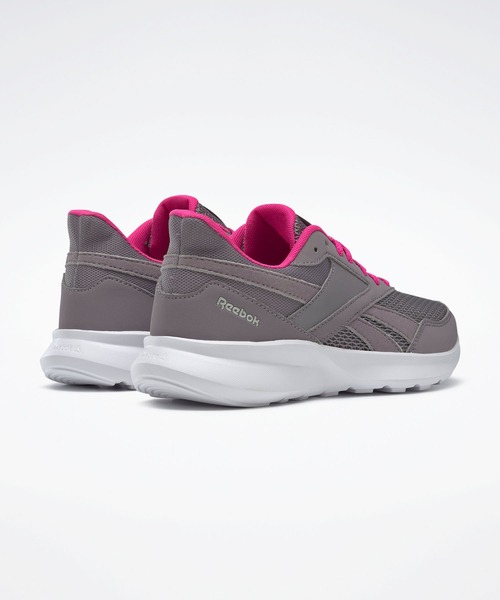 Reebok(リーボック)の「 クイック モーション 2.0 / Quick Motion 2.0(スニーカー・レディース・グレー×ピンク/ブラック×ブルー・23.0cm/23.5cm/24.0cm/24.5cm/25.0cm/25.5cm/26.0cm)」の4枚目の写真