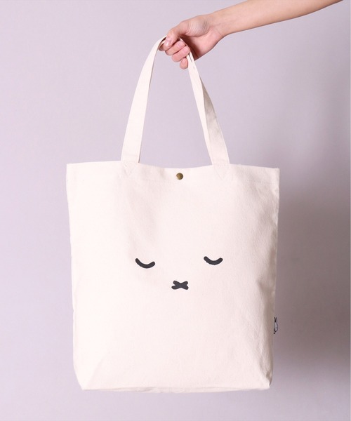 Miffy（ ミッフィー）の「(EL)【ミッフィー】フェイス プリント トートバッグ（トートバッグ・レディース・ナチュラル/ブラック/アイボリー系1/アイボリー系2/ブラウン系1・ONE SIZE）」の4枚目の写真