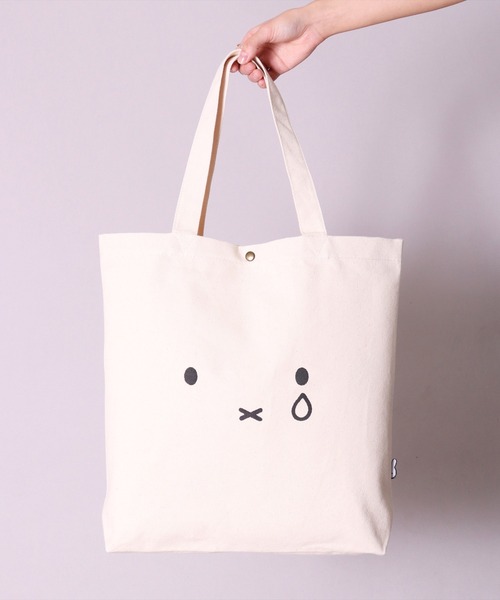 Miffy（ ミッフィー）の「(EL)【ミッフィー】フェイス プリント トートバッグ（トートバッグ・レディース・ナチュラル/ブラック/アイボリー系1/アイボリー系2/ブラウン系1・ONE SIZE）」の5枚目の写真