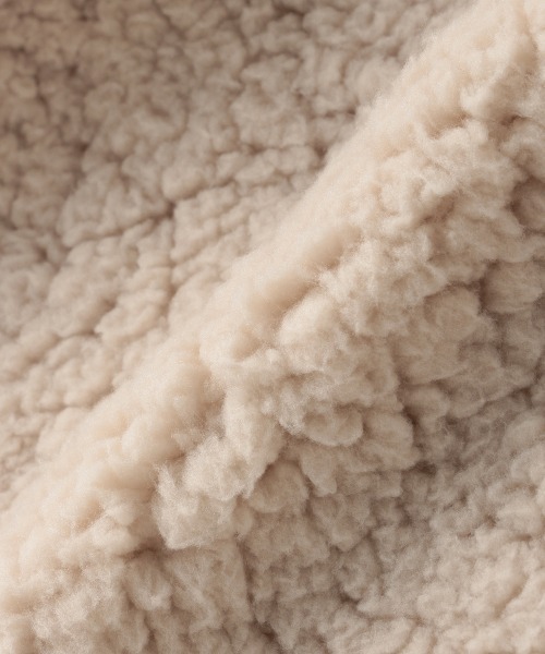 sense of wonder(センスオブワンダー)の「モコモコフードつきベスト【日本製】(ベスト・キッズ・キナリ/ベージュ/グレー・70-90cm)」の16枚目の写真