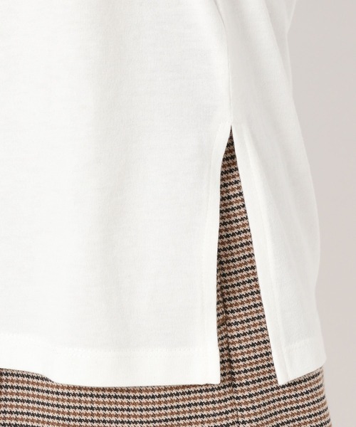 mysty woman（ミスティウーマン）の「メッセージロゴＴシャツ 217547（Tシャツ/カットソー・レディース・ベージュ/オフホワイト/チャコール・FREE）」の20枚目の写真