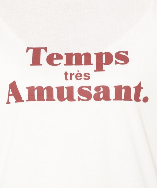 mysty woman（ミスティウーマン）の「メッセージロゴＴシャツ 217547（Tシャツ/カットソー・レディース・ベージュ/オフホワイト/チャコール・FREE）」の22枚目の写真