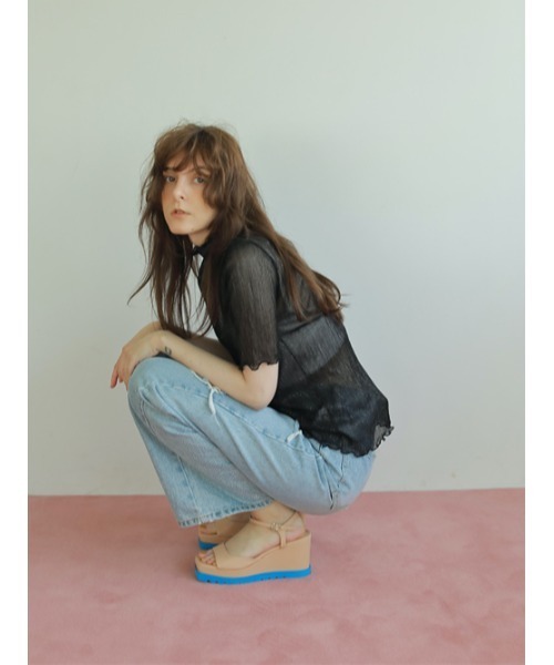 AMAIL（アマイル）の「カラフルポイントサンダル（サンダル・レディース・ブラック/ベージュ・S/M/L）」の12枚目の写真