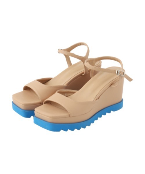 AMAIL（アマイル）の「カラフルポイントサンダル（サンダル・レディース・ブラック/ベージュ・S/M/L）」の4枚目の写真