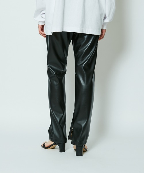 SUPERTHANKS(スーパーサンクス)の「#【SUPERTHANKS/スーパーサンクス】SIDE ZIP SLIT 2WAY PT/サイドスリット2WAYパンツ(その他パンツ・レディース・ブラック/ブラック系その他・SMALL)」の3枚目の写真