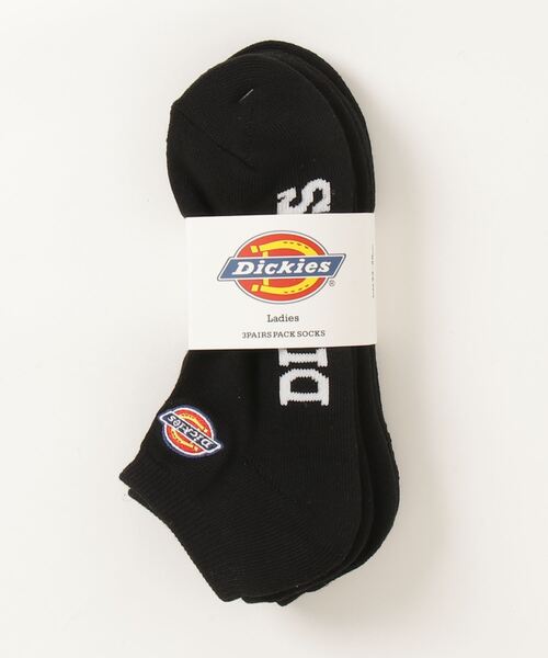 Dickies（ディッキーズ）の「【DICKIES/ディッキーズ】ロゴ刺繍 くるぶしソックス(3足セット)（ソックス/靴下・レディース・ホワイト/ブラック・F）」の5枚目の写真