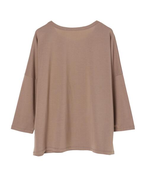 Editt by YECCA VECCA(エディットバイイェッカヴェッカ)の「タックデザインロゴTee*(Tシャツ/カットソー・レディース・オフホワイト/ブラック/ダークベージュ・FREE)」の17枚目の写真