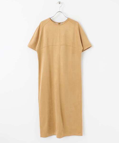 KBF（ケイビーエフ）の「スエードロングワンピース（ワンピース・レディース・オフホワイト/キャメル/ブラック・ONE）」の19枚目の写真
