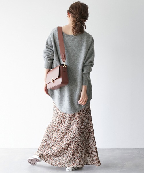 SLOBE IENA（スローブイエナ）の「SUPER GEELONG クルーネックプルオーバー◆（ニット/セーター・レディース・ブラウン/グレー系その他/ナチュラル・FREE）」の17枚目の写真